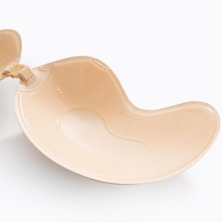 Soutien-gorge auto-adhésif en matériau silicone.