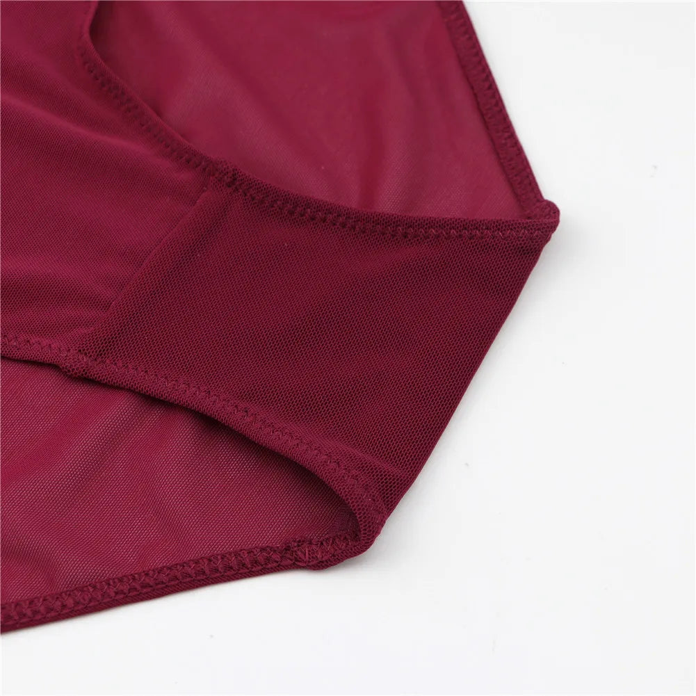 High-waisted tummy control panties