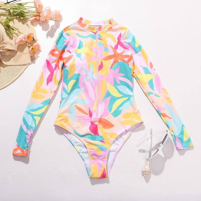 Maillot de bain une pièce taille haute