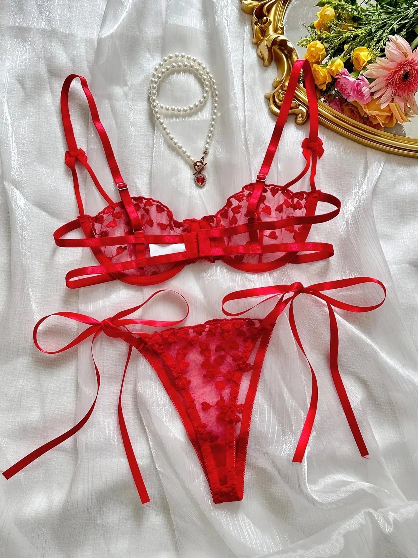 Ensemble de lingerie taille haute