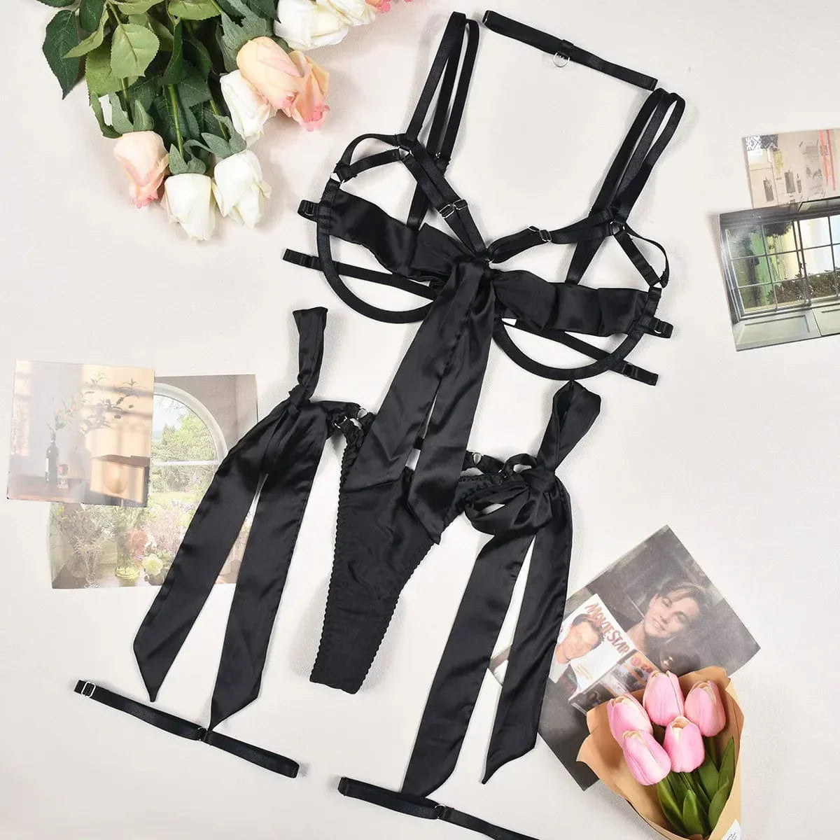 Ensemble de lingerie avec un soutien-gorge push-up