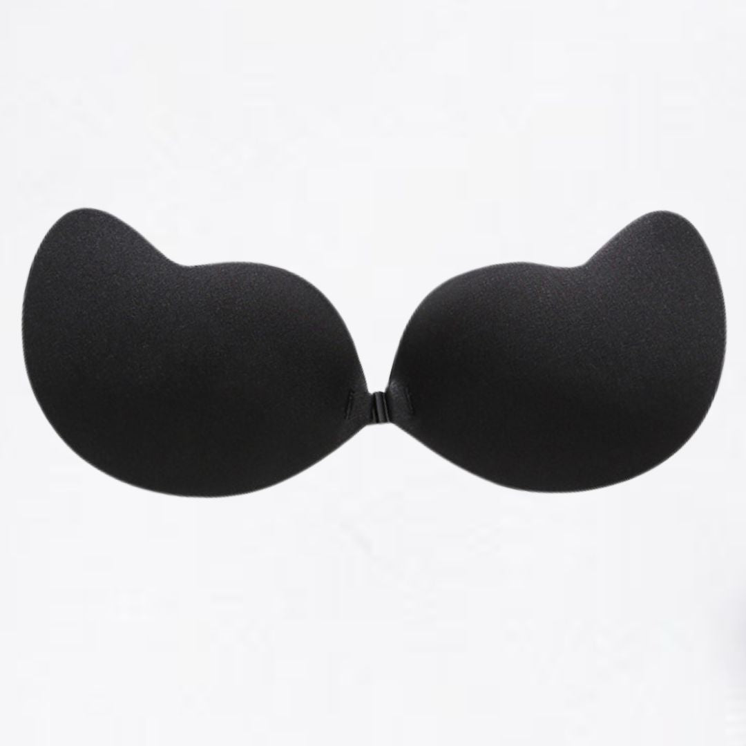 Soutien-gorge auto-adhésif en matériau silicone.