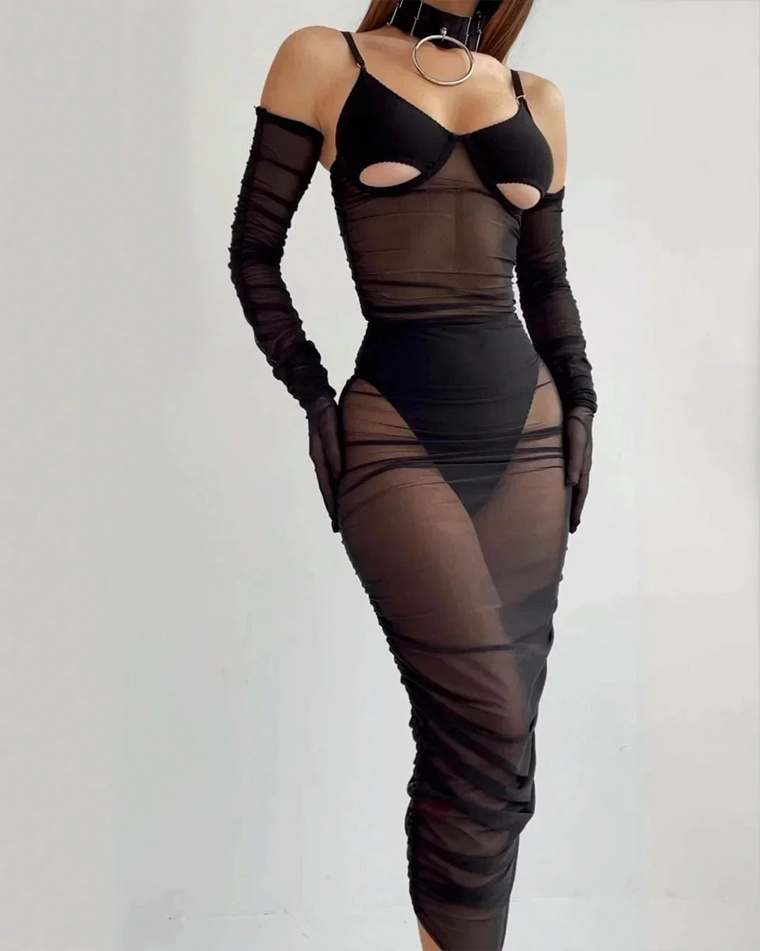 Ensemble de lingerie avec des inserts en dentelle