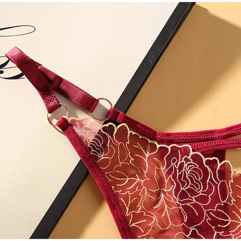 Luxury mesh thong