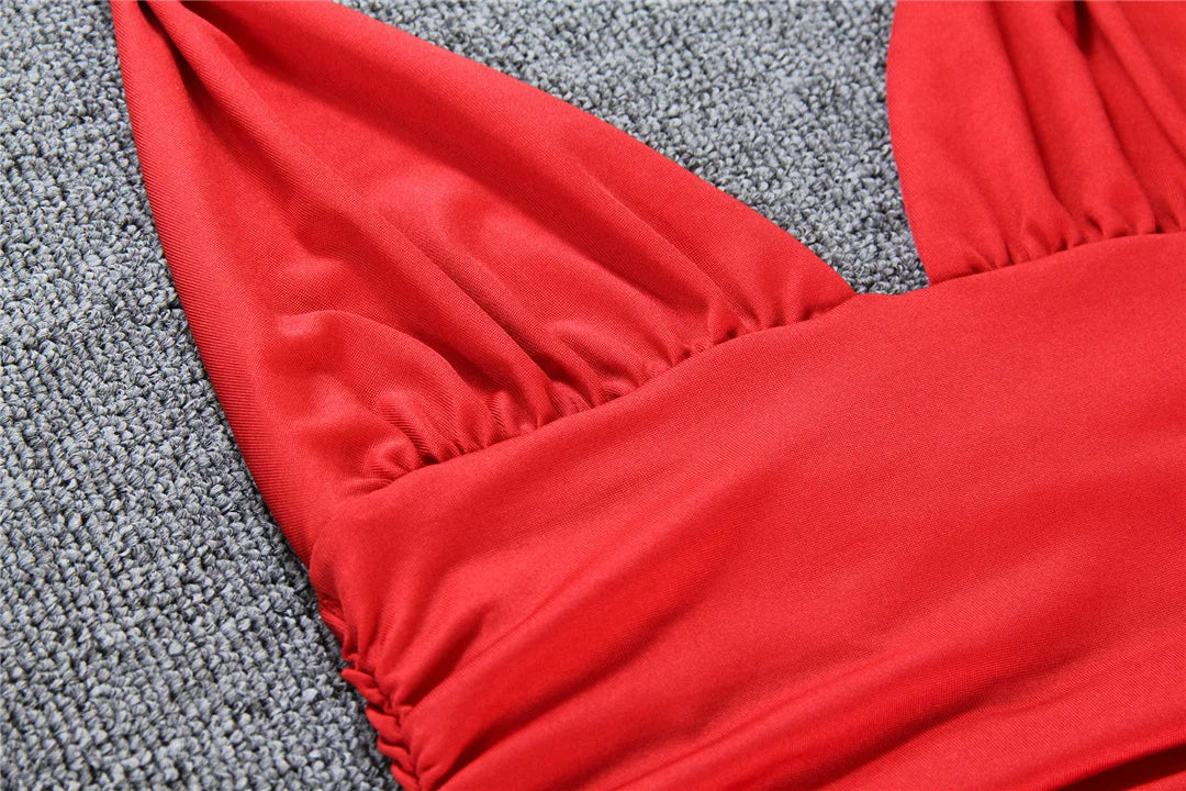 Robe de plage à dos nu