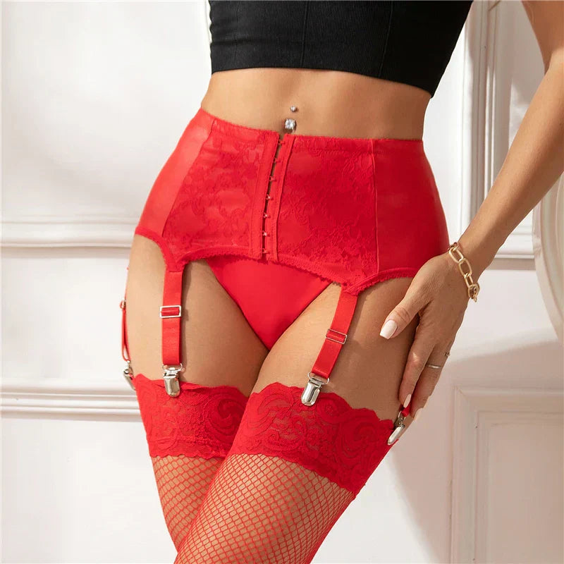 Ceinture porte-jarretelles à attacher avec des crochets