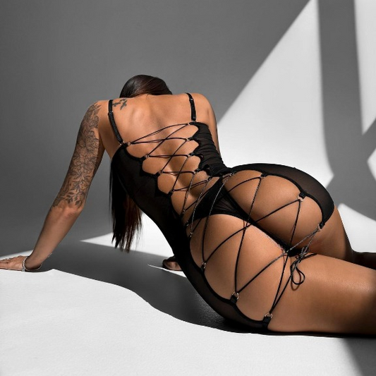 Chemise de nuit avec un lien dans le dos