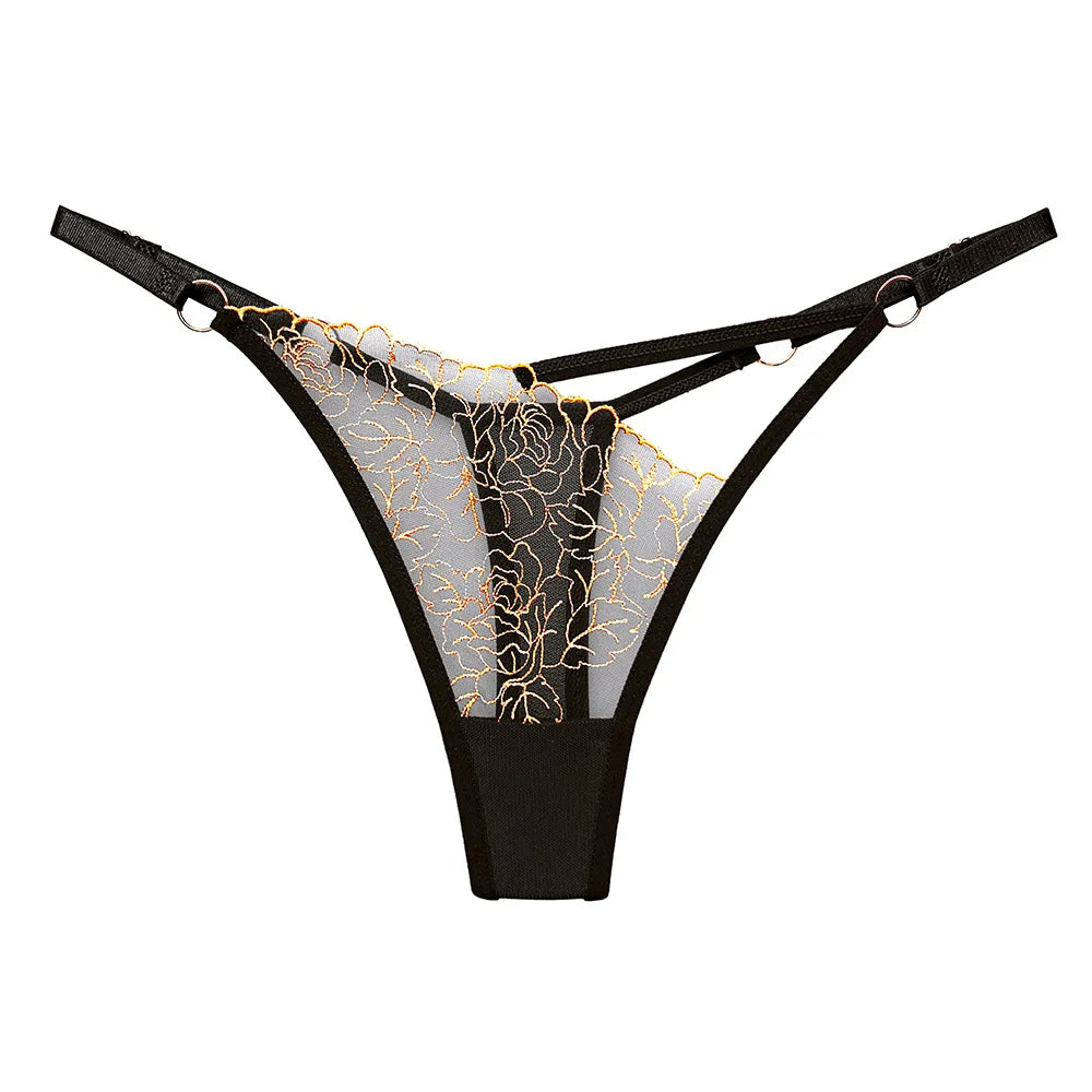Luxury mesh thong