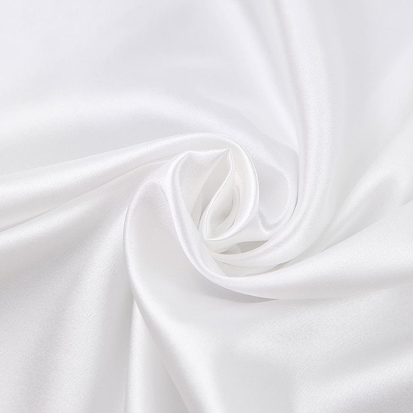 Peignoir en satin à manches longues