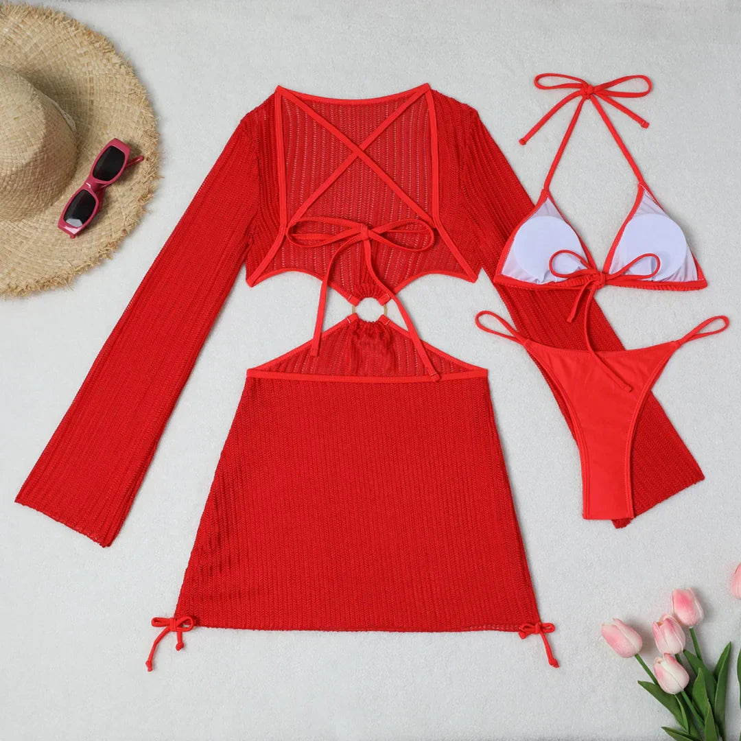 Ensemble de bikini à dos nu