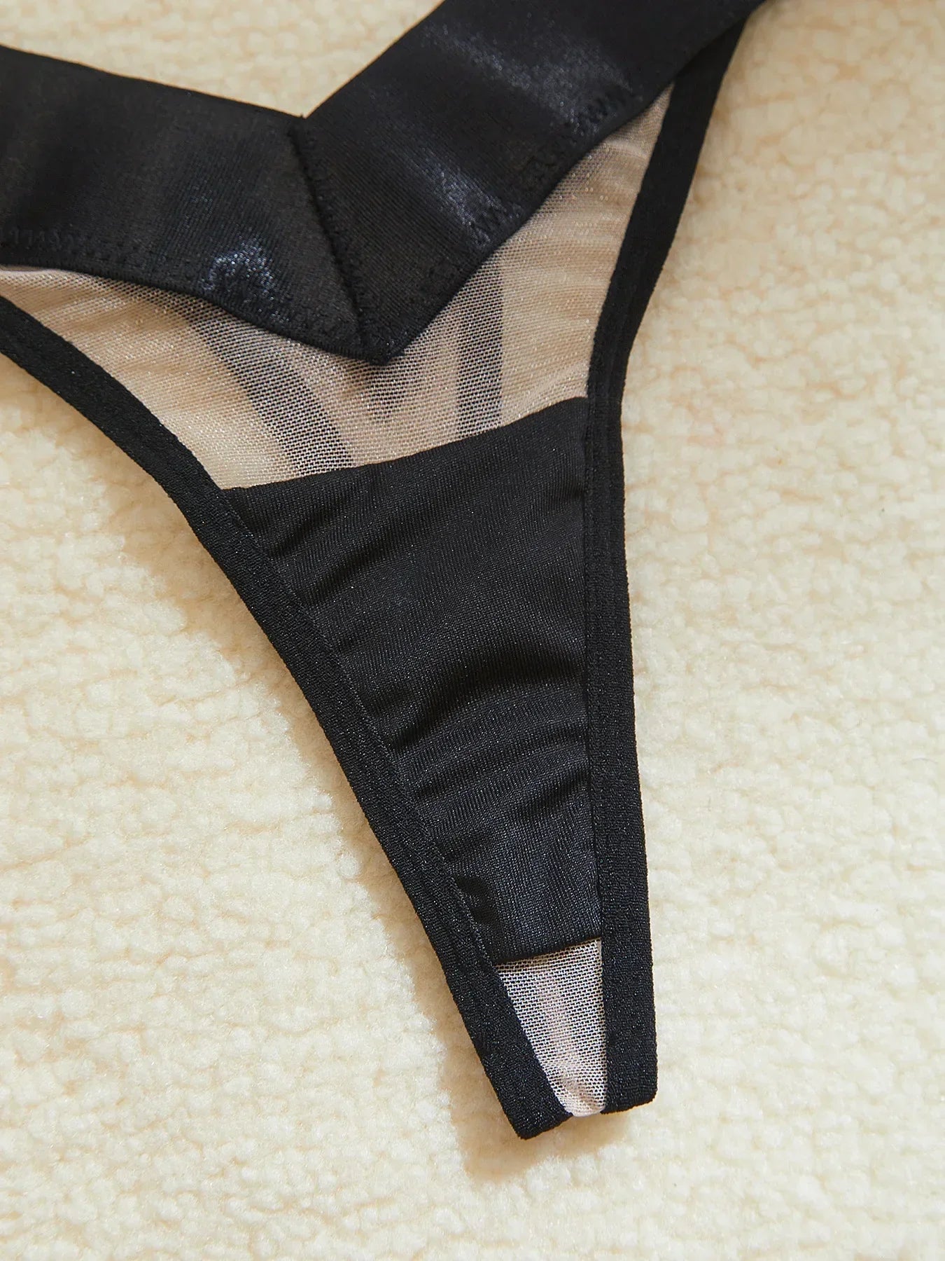 Lingerie set with garters