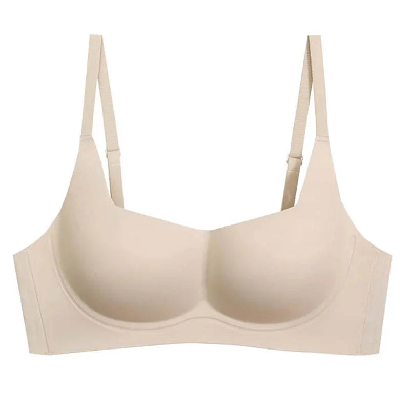 Soutien-gorge push-up sans couture avec bretelles réglables