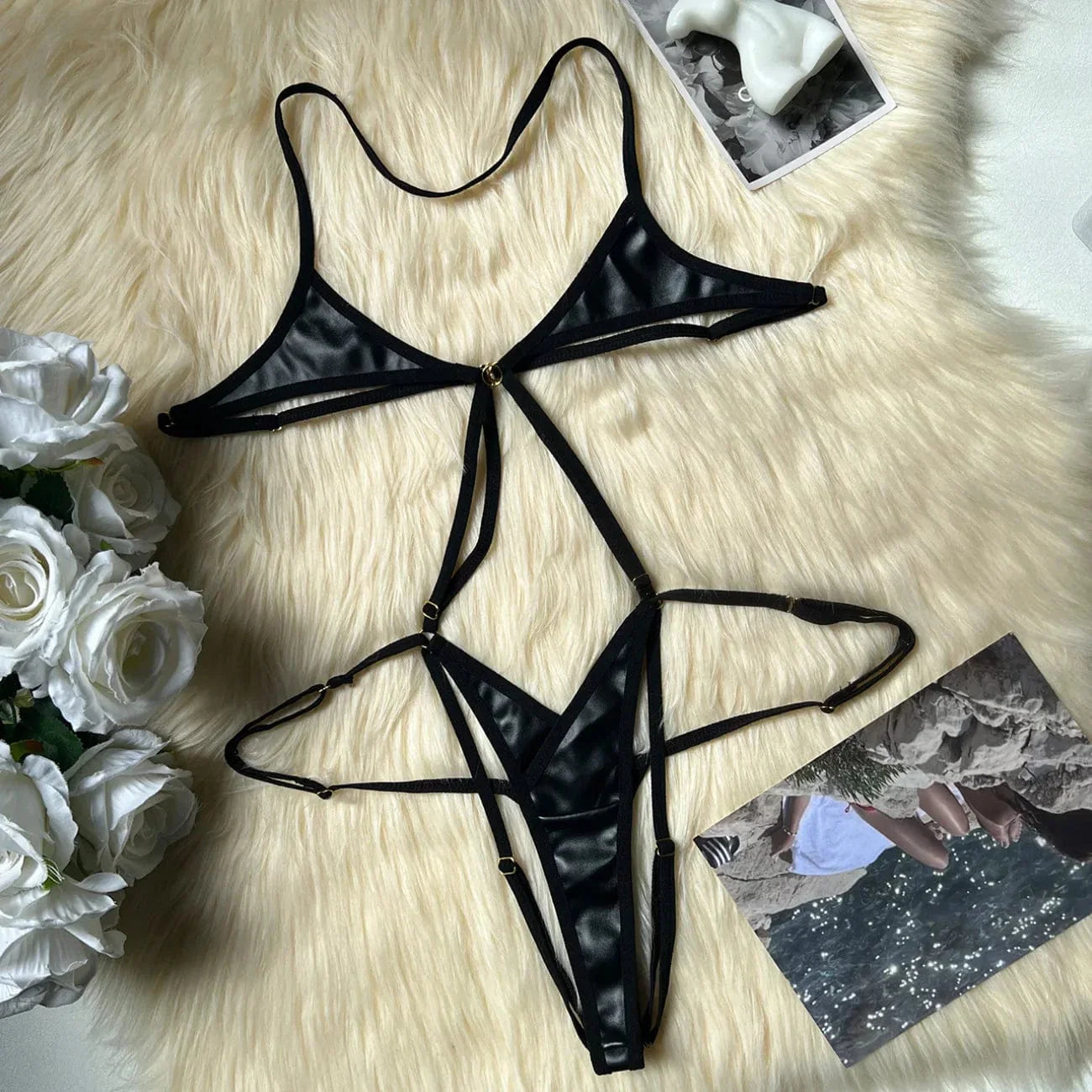 Ensemble de lingerie de nuit avec balconnet