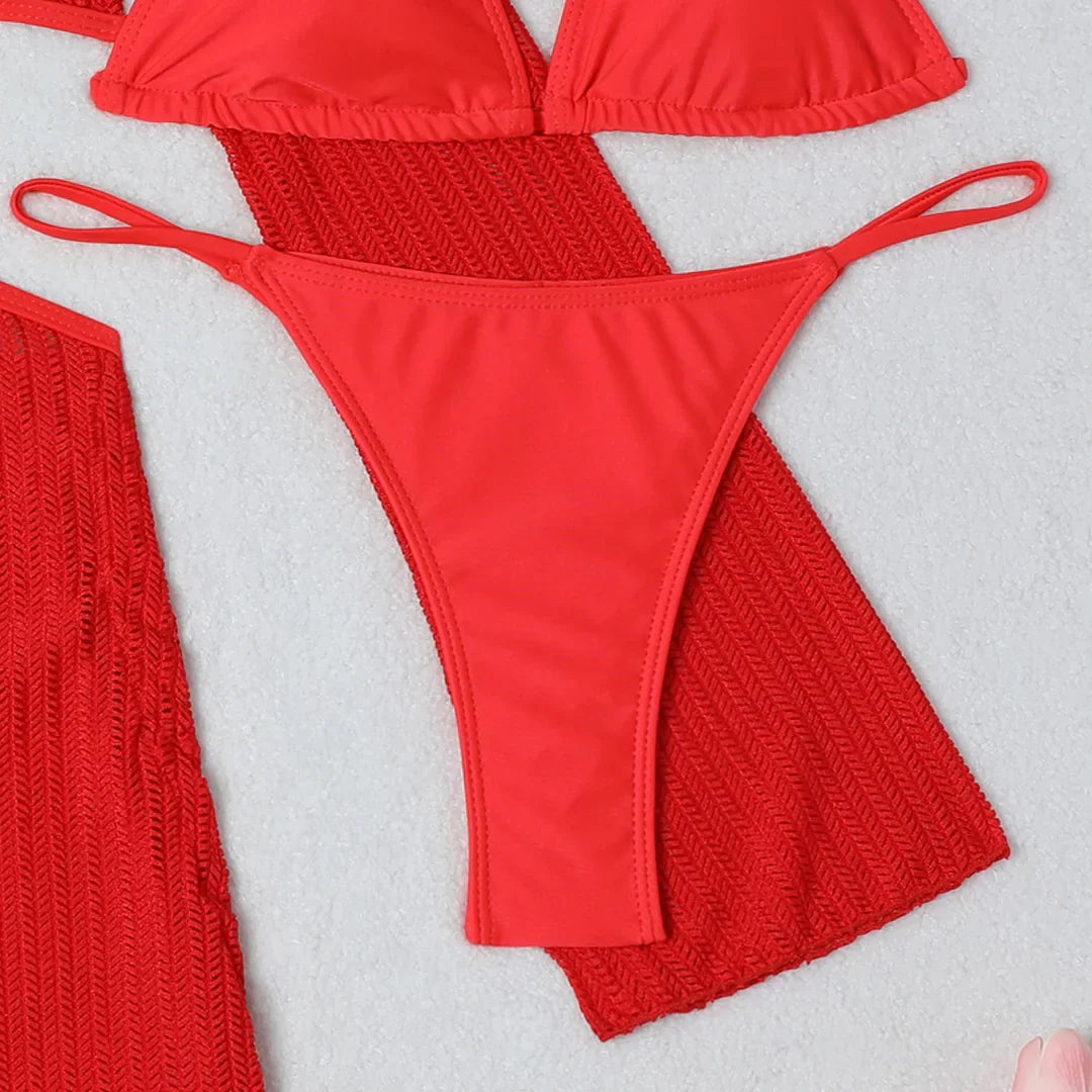 Ensemble de bikini à dos nu