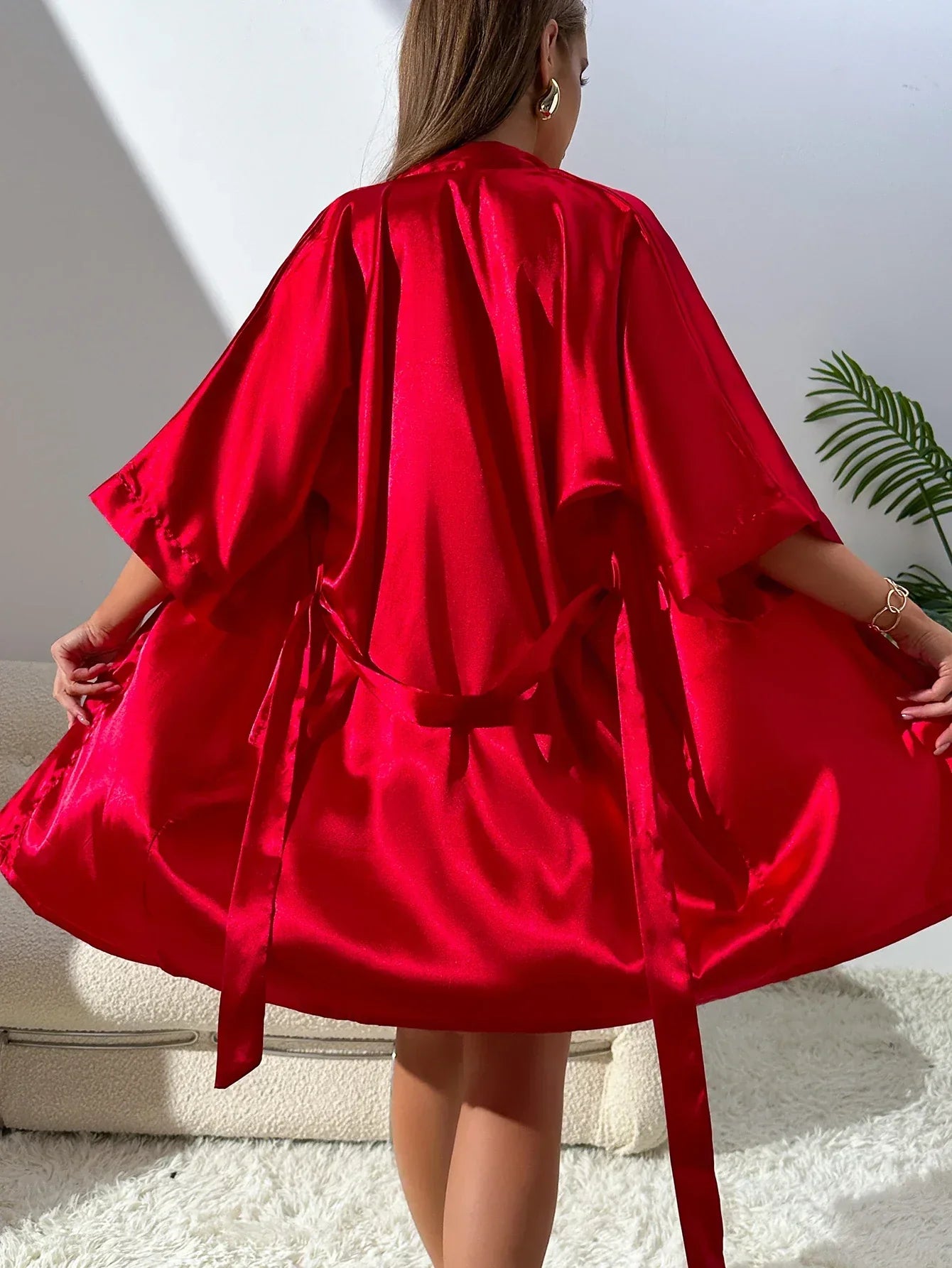 Ensemble de pyjama avec peignoir