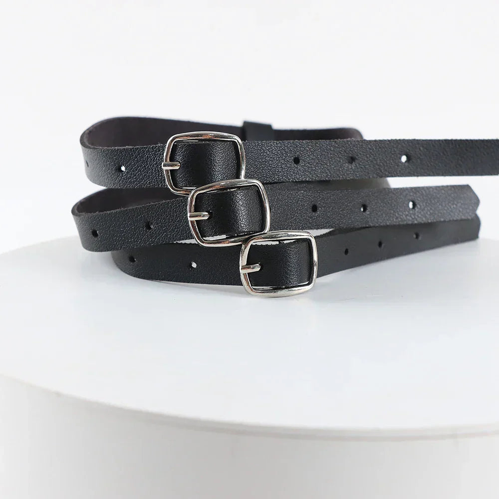 Collier en motif harnais avec des sangles réglables