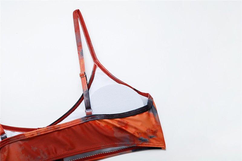 Maillot de bain deux pièces taille haute