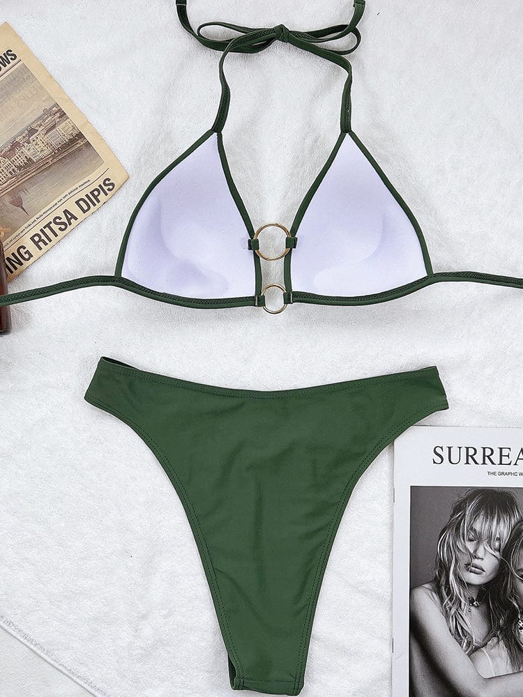 Bikini renforcé avec une coupe réglable