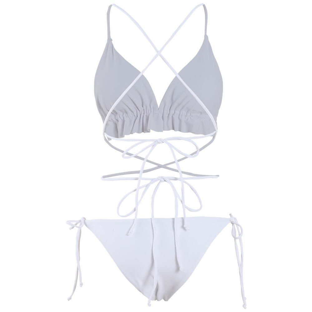 Maillot de bain deux pièces avec soutien-gorge réglable