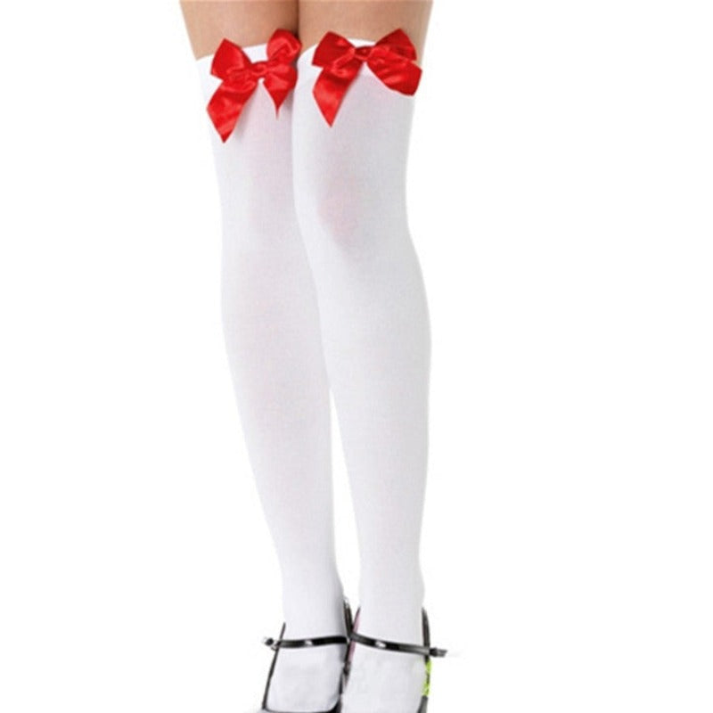 Blanc Bas avec des nœuds