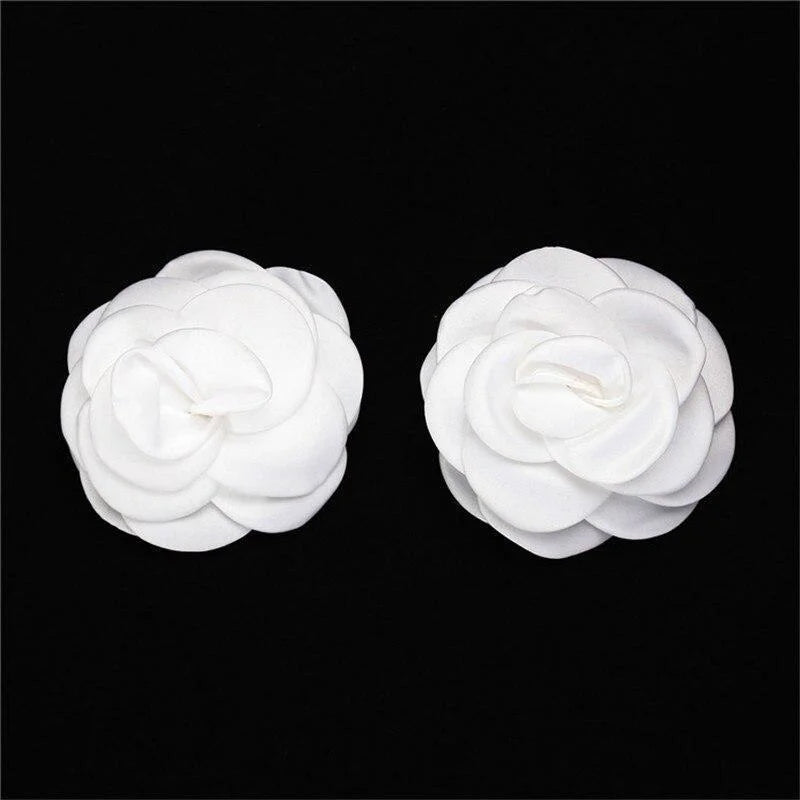 Blanc Cache-tétons Autoadhésifs - Fleur de Rose