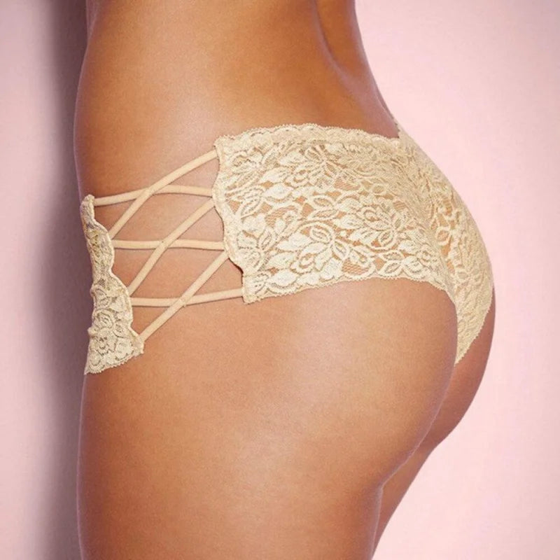  Culotte Tanga en Dentelle Décorative