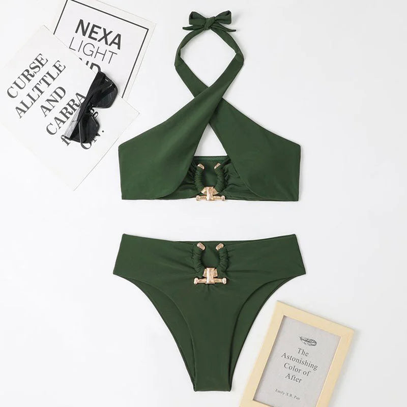 L'été Maillot bain Femme bikini parent-enfant Costume deux pièces Taille Haute de sable L'été Maillot bain Femme bikini parent-enfant Costume deux pièces Taille Haute de sable