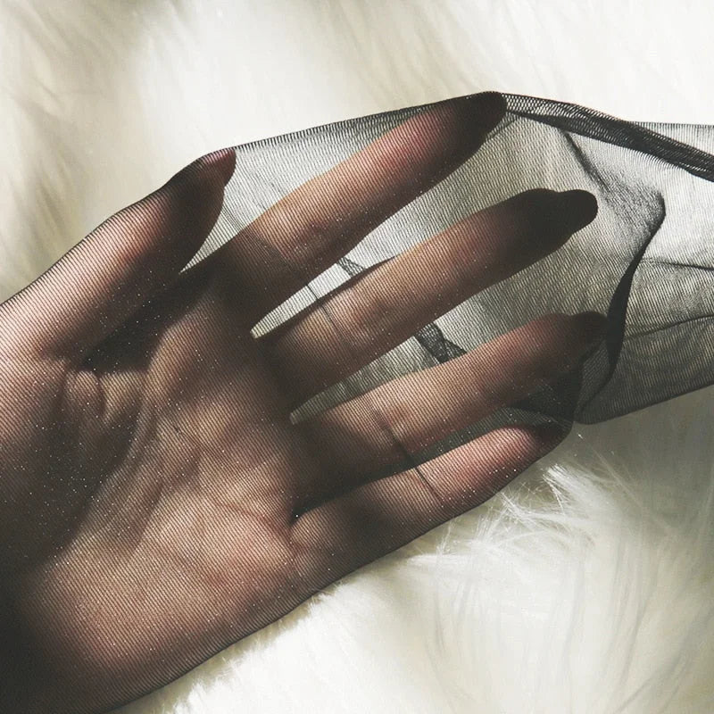Noir Collants femme délicats